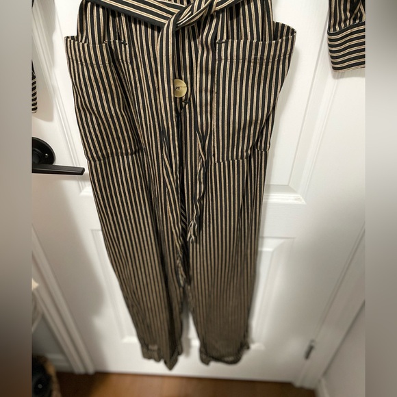 Brown, Tan and White Zara Jumpsuit Size 4. Never worn - Picture 4 of 4